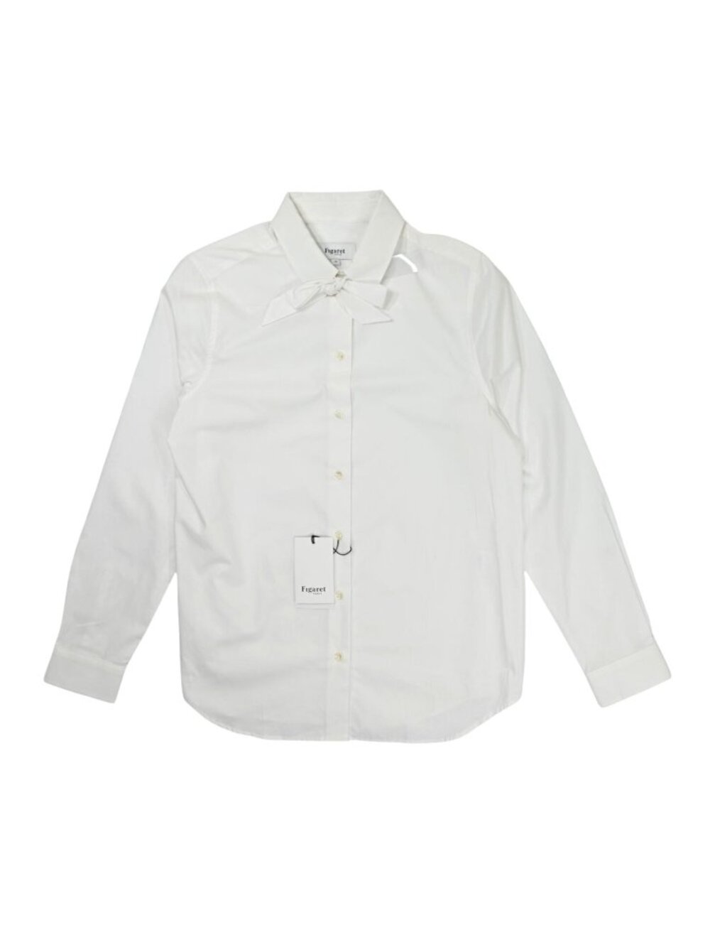 Figaret Paris Julie Top in Blanc Uni